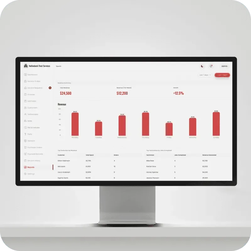 Admin interface illustration