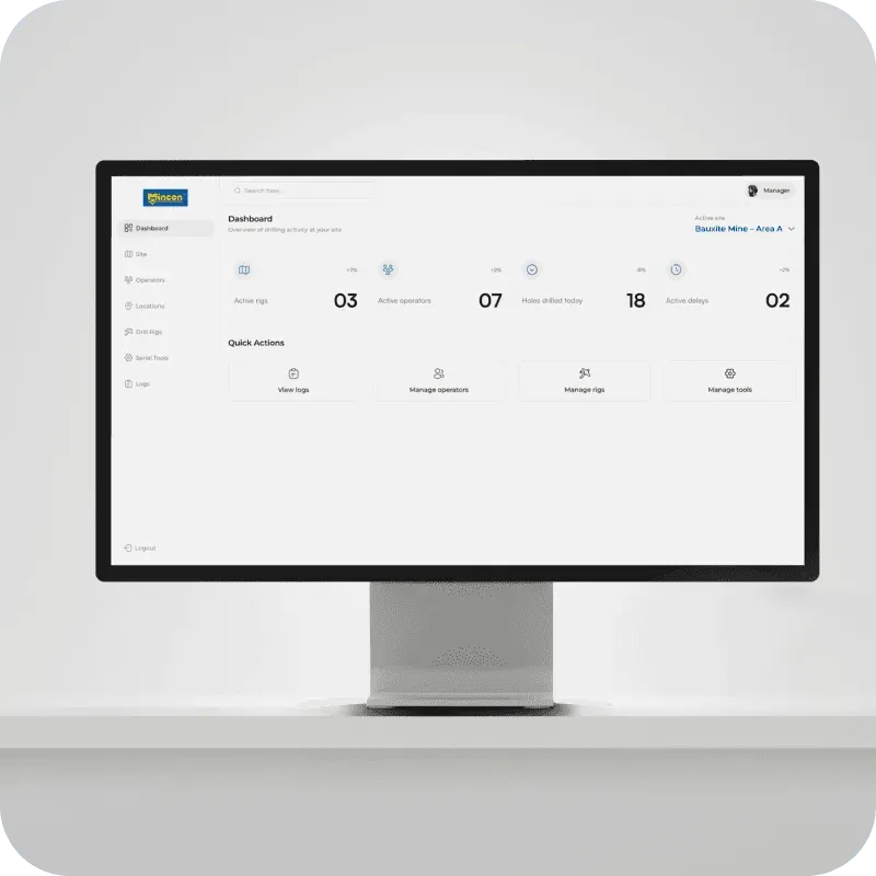Manager interface illustration