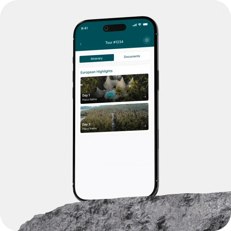 Travel Coordinator interface illustration